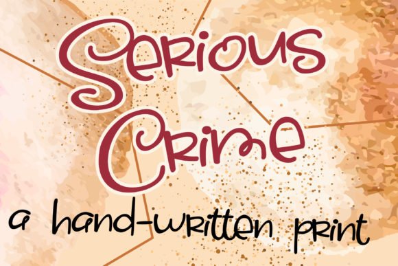 Serious Crime Font - Featured Image
