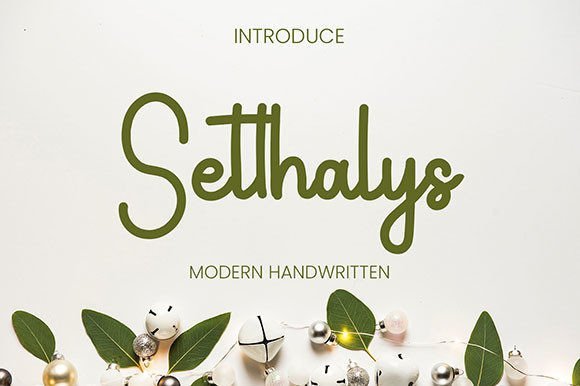 Setthalys Font - Featured Image