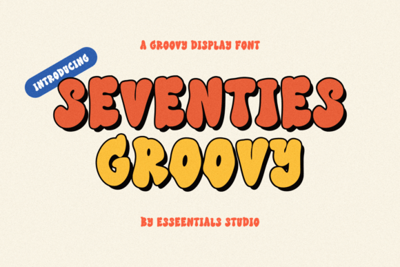 Seventies Groovy Font - Featured Image
