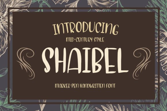 Shaibel Font - Featured Image