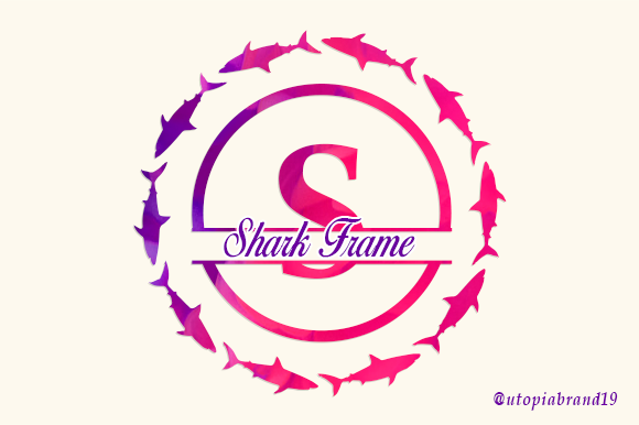 Shark Frame Monogram Font - Featured Image