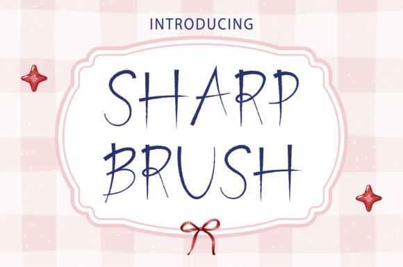 Sharp Brush Font - Featured Image