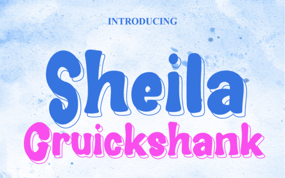 Sheila Cruickshank Font - Featured Image