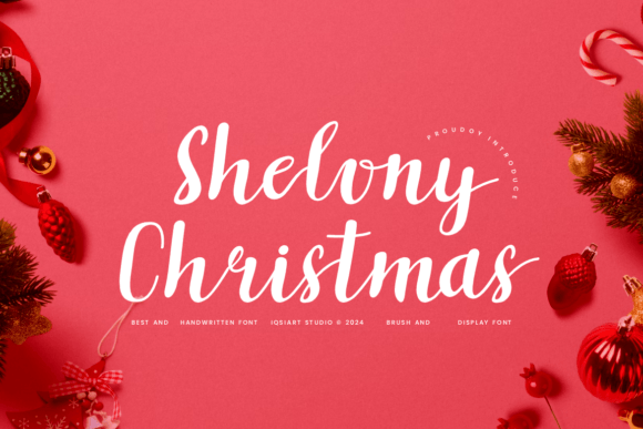 Shelony Christmas Font - Featured Image
