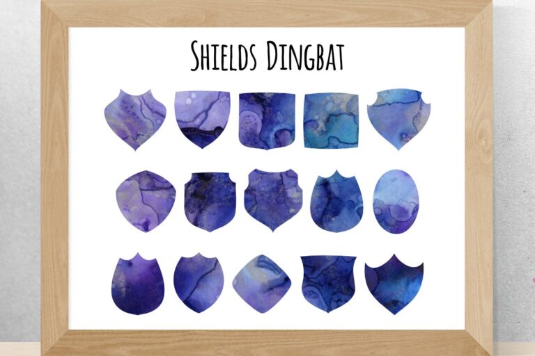 Shields Dingbat Font - Featured Image