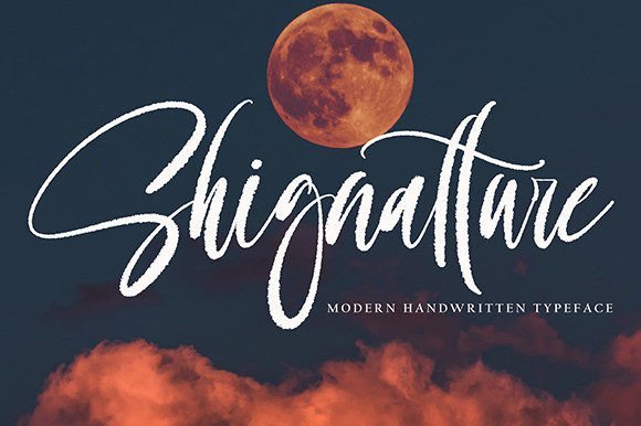 Shignatture Font - Featured Image