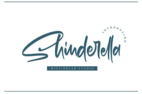 Shinderella Font - Featured Image