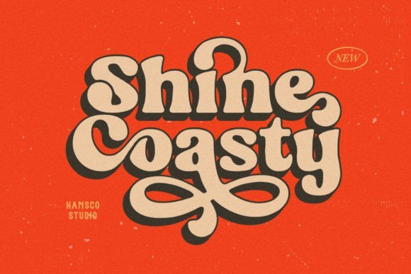 Shine Coasty Font - Featured Image