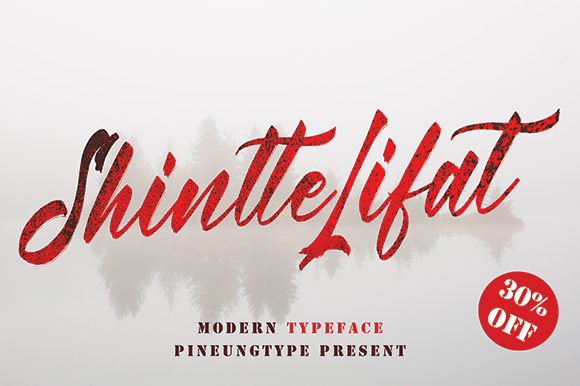 Shintte Lifat Font - Featured Image