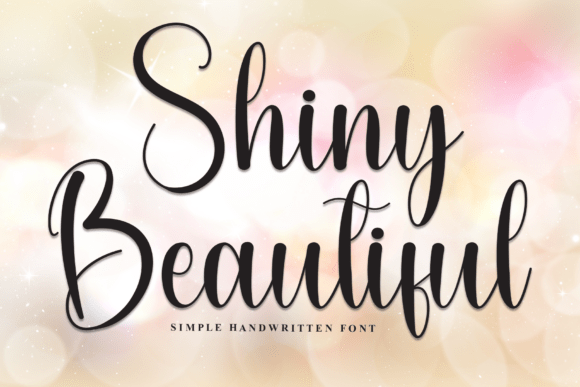 Shiny Beautiful Font - Featured Image