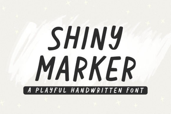 Shiny Marker Font - Featured Image