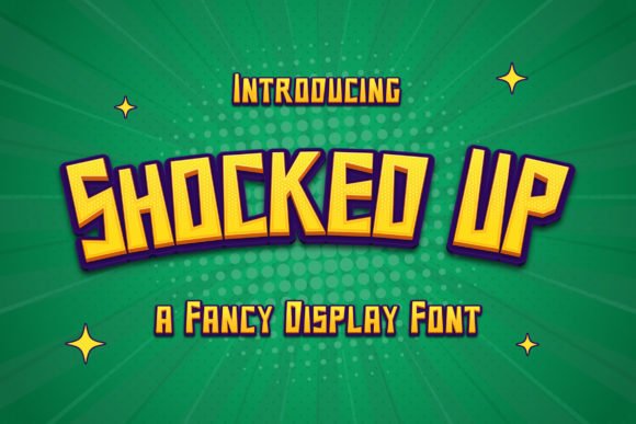 Shocked Up Font - Featured Image