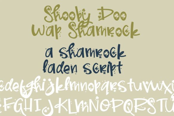 Shooby Doo Wap Shamrock Font - Featured Image