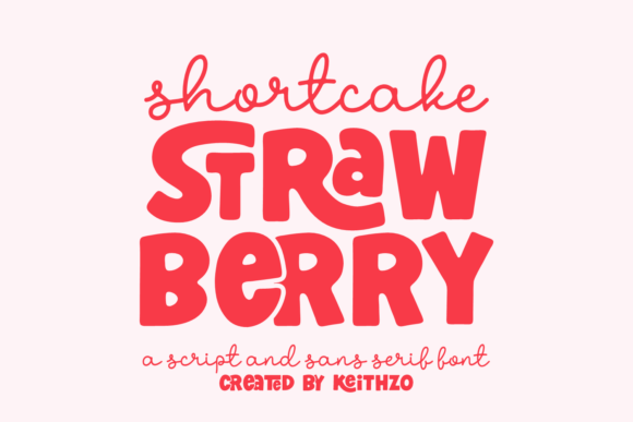 Shortcake Strawberry Font - Featured Image