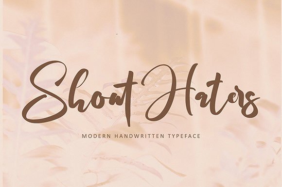 Shout Haters Font - Featured Image
