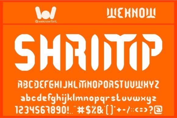 Shrimp Font - Featured Image