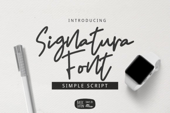 Signatura Script Font - Featured Image