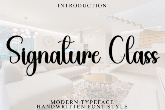 Signature Class Font - Featured Image