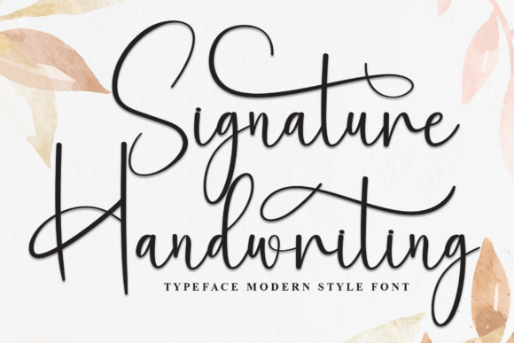 Signature Handwriting Font - Featured Image