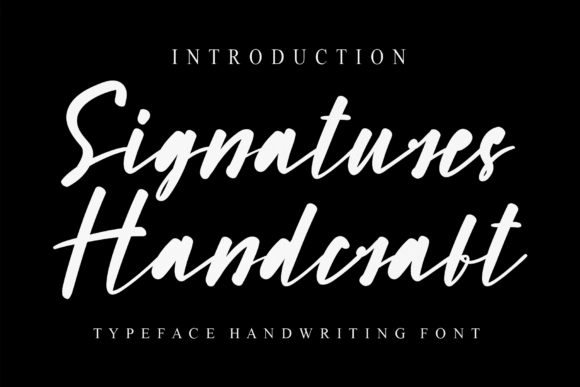 Signatures Handcraft Font - Featured Image
