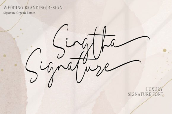 Sigtha Signature Font - Featured Image