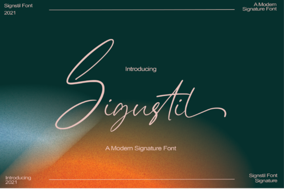 Sigustil Font - Featured Image