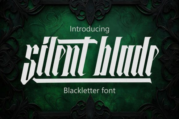 Silent Blade Font - Featured Image