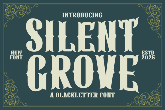Silent Grove Font - Featured Image
