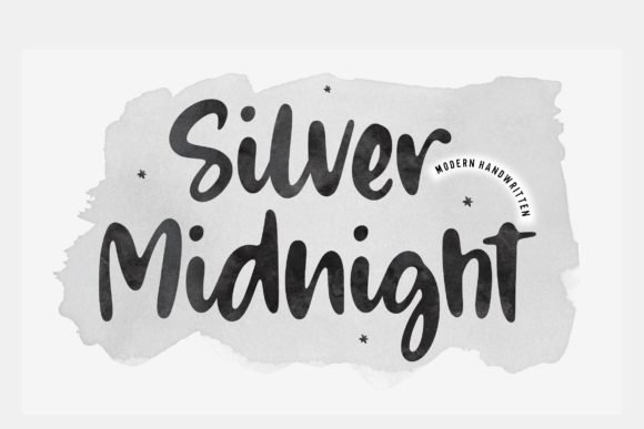 Silver Midnight Font - Featured Image
