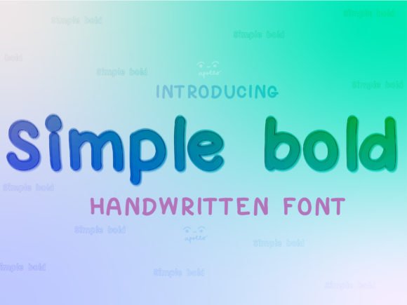 Simple Bold Text Font - Featured Image