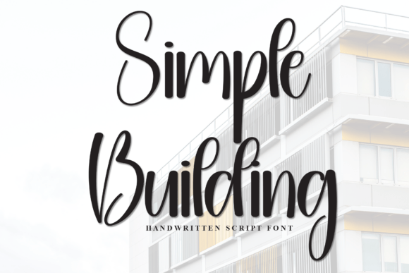 Simple Building Font - Featured Image