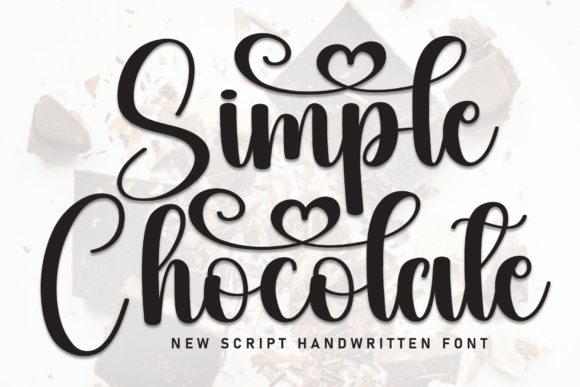 Simple Chocolate Font - Featured Image