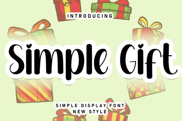 Simple Gift Font - Featured Image