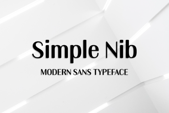 Simple Nib Font - Featured Image