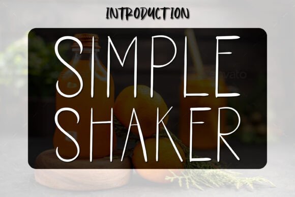 Simple Shaker Font - Featured Image