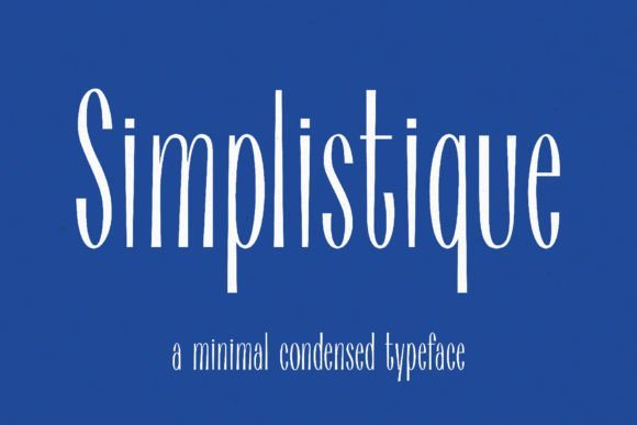 Simplistique Font - Featured Image