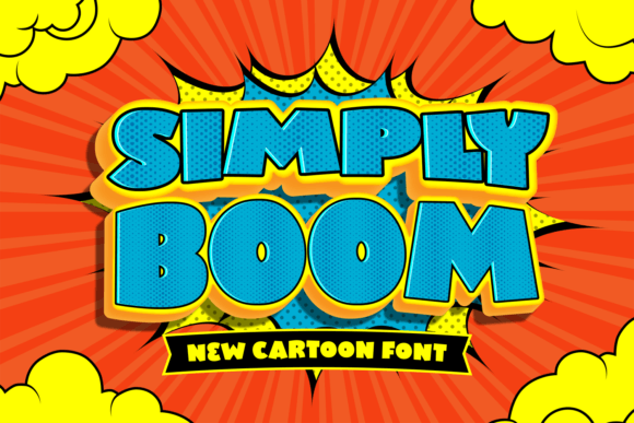 Simply Boom Font - Featured Image