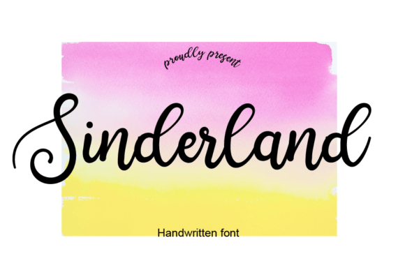 Sinderland Font - Featured Image