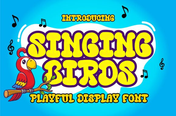 Singing Bird Font - Featured Image