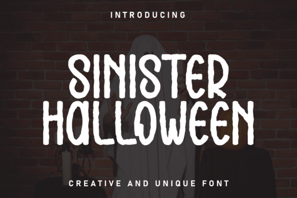 Sinister Halloween Font - Featured Image