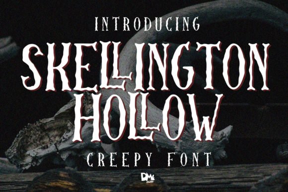 Skellington Hollow Font - Featured Image