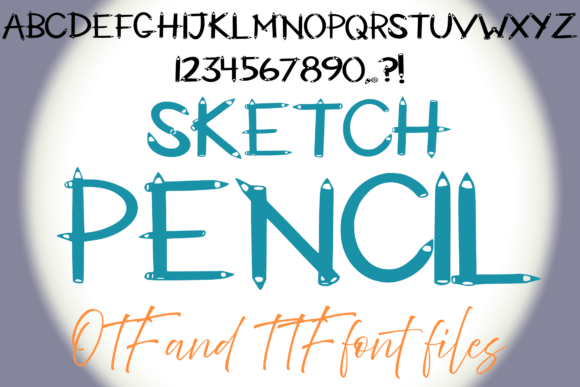 Sketch Pencil Font - Featured Image