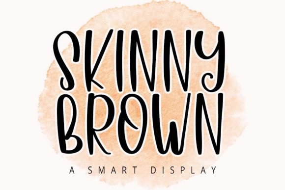 Skinny Brown Font - Featured Image