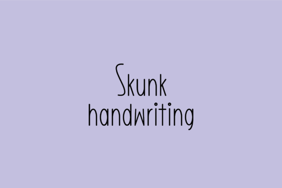 Skunk Font - Featured Image