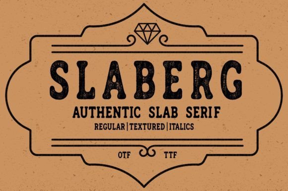 Slaberg Font - Featured Image