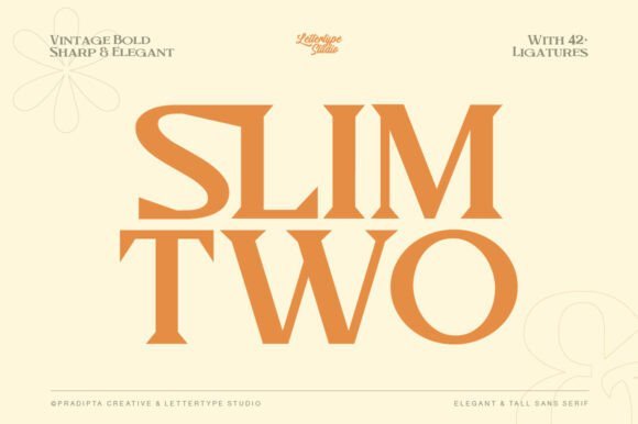Slim Two Font - Featured Image