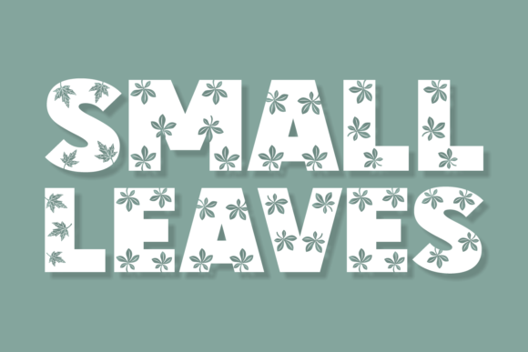 Small Leaves Font - Featured Image