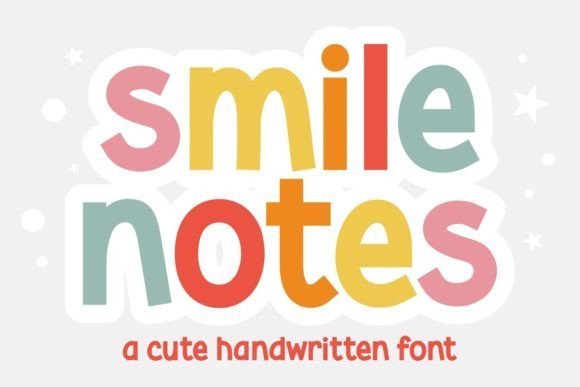 Smile Notes Font - Featured Image