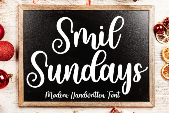 Smile Sundays Font - Featured Image