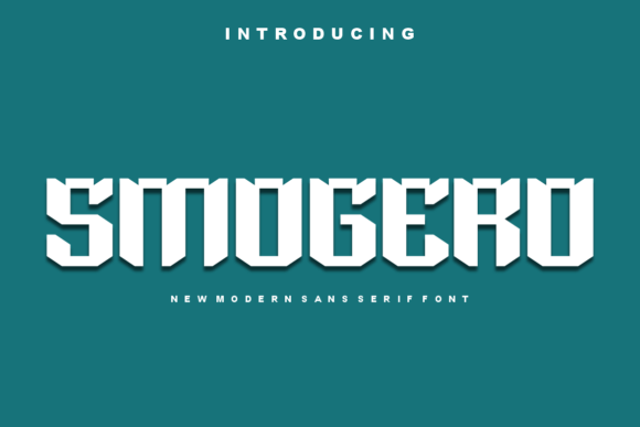 Smogero Font - Featured Image